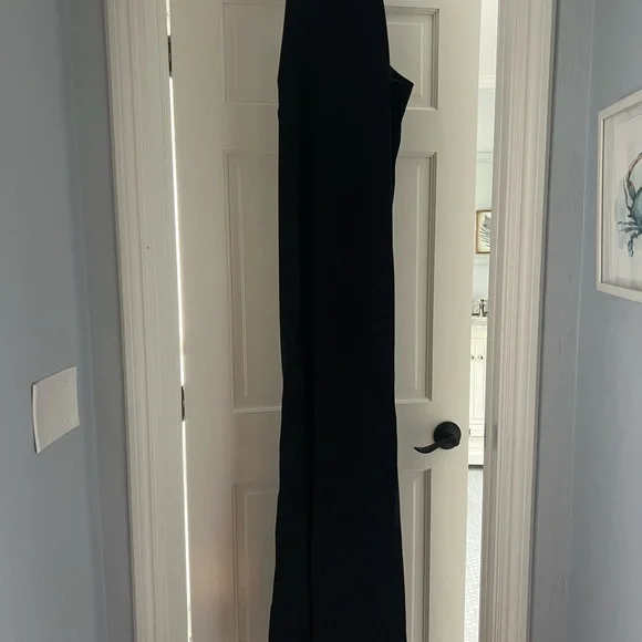 Badgley Mischka Black Halter Gown for Weddings - Picture 2 of 2